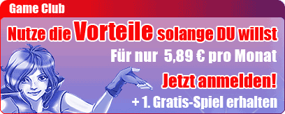 Jeden Monat ein Spiel deiner Wahl umsonst! 50% Rabatt auf alle weiteren Spiele! Sofort k�ndbar � keine Verpflichtungen! Mitgliedschaft - nur 5,89 � pro Monat!