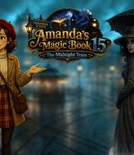 3-Gewinnt-Spiel: Amanda's Magic Book 15: The Midnight Train