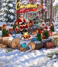 Wimmelbild-Spiel: Christmas Across America