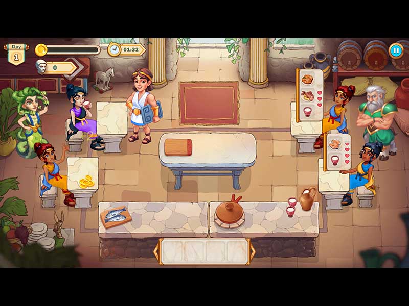 greek-kitchen-frenzy-dionysus - Screenshot No. 1