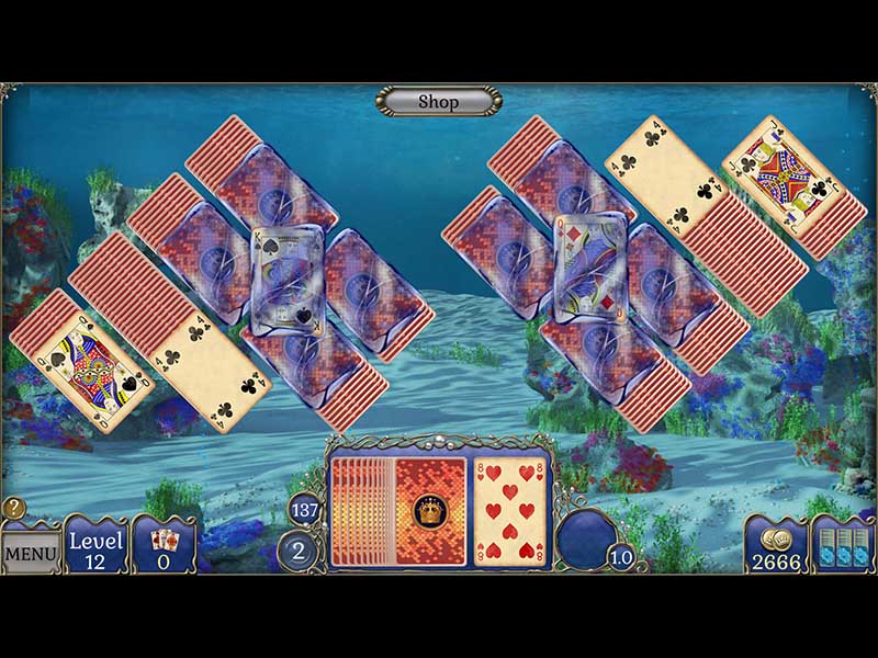 jewel-match-atlantis-solitaire-5-se - Screenshot No. 2