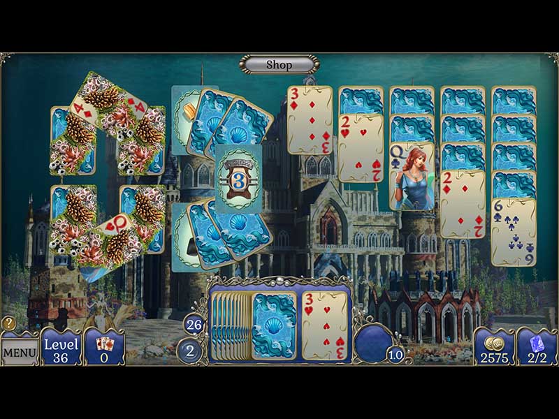 jewel-match-atlantis-solitaire-5-se - Screenshot No. 3