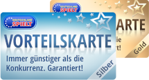 Die Vorteilskarte Silber und die Vorteilskarte Gold von Deutschland Spielt ermäglicht gänstigere Preise, schnelleren Zugriff auf die angebotenen PC Spiele und jede Menge Freispiele